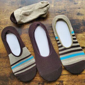 NEW No-Show Sock Liners (4 Pairs)